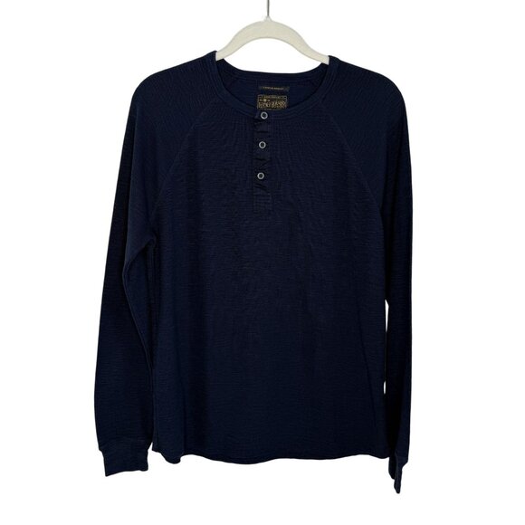 Lucky Brand "Lived In" Mens Navy Henley, L - Picture 1 of 7